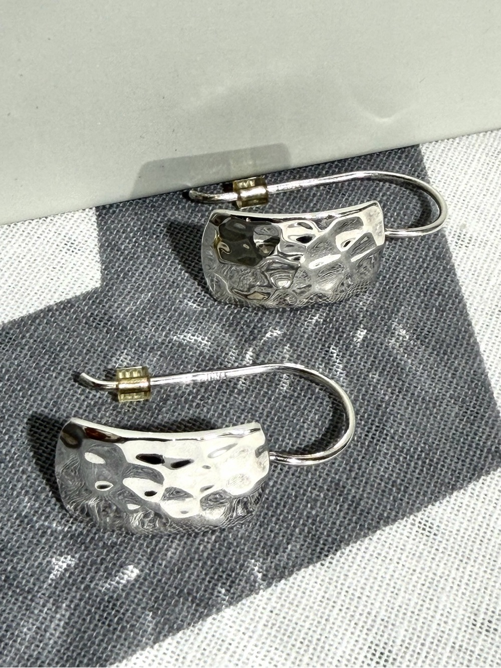 Silpada Hammered Silver Pendant Necklace and Earrings Set - Picture 6 of 14
